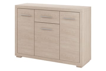 Vegas Skänk 127,5x40,5x91 cm LED-belysning - Beige/Grå - Förvaring - Förvaringsmöbler - Byrå