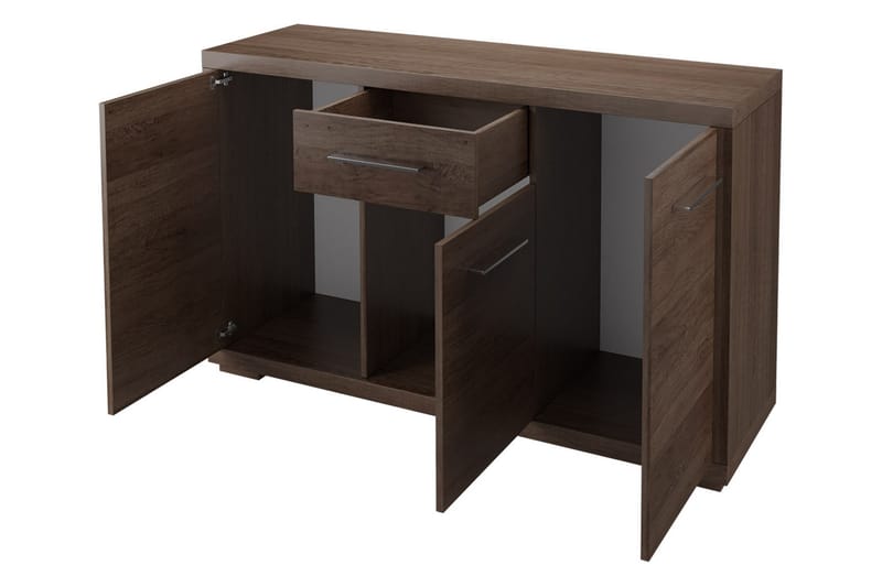 Vegas Skänk 127,5x40,5x91 cm LED-belysning - Beige/Grå - Förvaring - Förvaringsmöbler - Sideboard & skänk