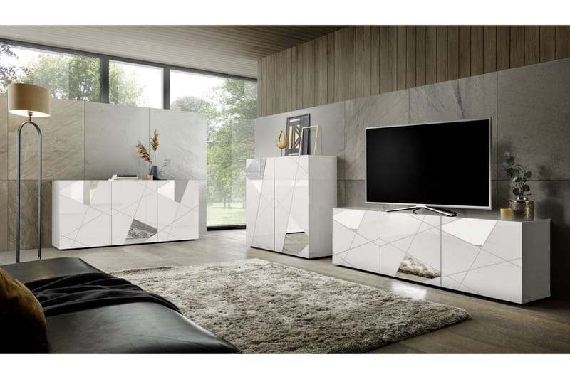 Vittoria Sideboard 42x181 cm Vit - Lc Spa - Förvaring - Förvaringsmöbler - Sideboard & skänk