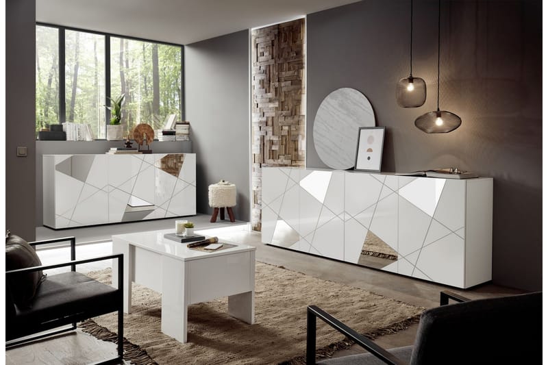 Vittoria Sideboard 42x181 cm Vit - Lc Spa - Förvaring - Förvaringsmöbler - Sideboard & skänk