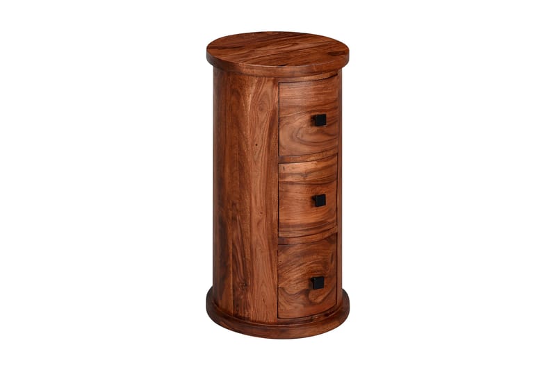 Willowdale Sideboard 35 cm 3 Lådor Runt - Brun - Förvaring - Förvaringsmöbler - Sideboard & skänk