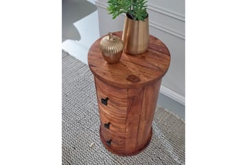 Willowdale Sideboard 35 cm 3 Lådor Runt - Brun - Förvaring - Förvaringsmöbler - Sideboard & skänk