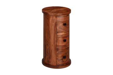 Willowdale Sideboard 35 cm 3 Lådor Runt - Brun - Förvaring - Förvaringsmöbler - Sideboard & skänk