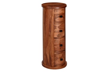 Willowdale Sideboard 35 cm 4 Lådor Runt - Brun - Förvaring - Förvaringsmöbler - Sideboard & skänk