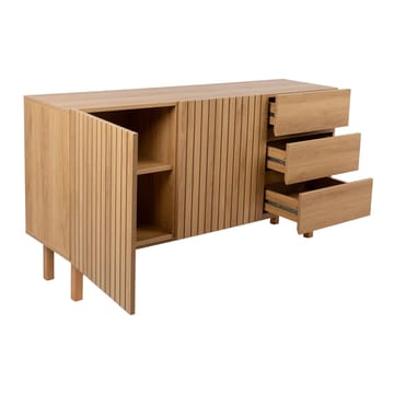 Sideboard Sunny melamine ek 150x40x80 cm - melaminek - Förvaring - Förvaringsmöbler - Sideboard & skänk