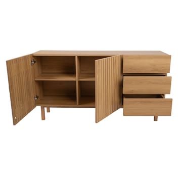 Sideboard Sunny melamine ek 150x40x80 cm - melaminek - Förvaring - Förvaringsmöbler - Sideboard & skänk