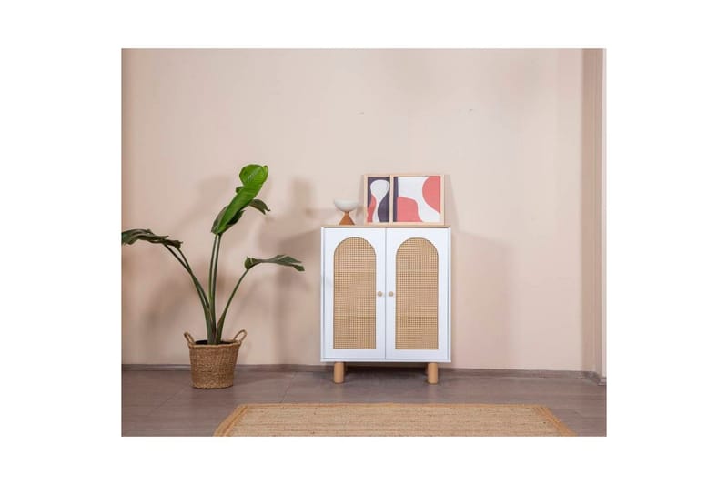 Sideboard Terra Vit / Ek - Natur/Vit - Förvaring - Förvaringsmöbler - Sideboard & skänk