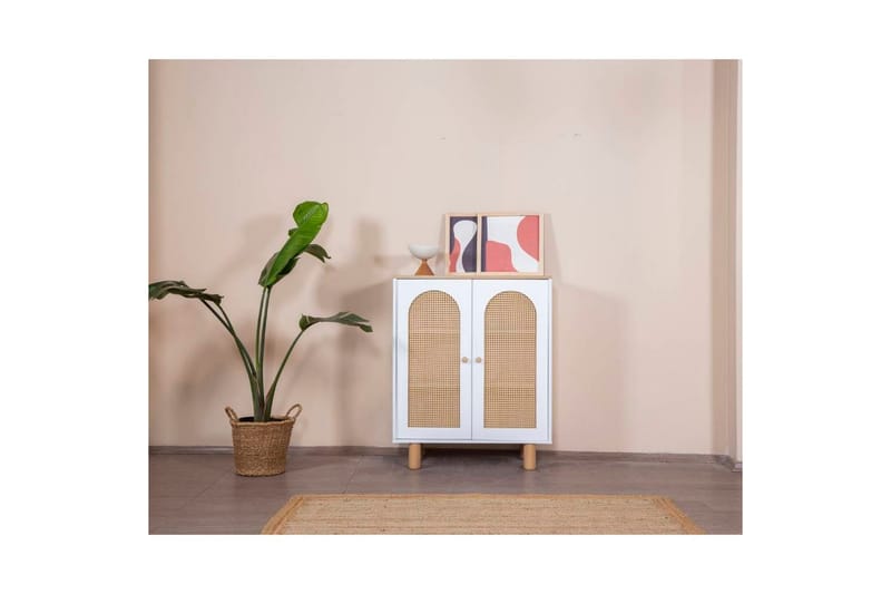 Sideboard Terra Vit / Ek - Natur/Vit - Förvaring - Förvaringsmöbler - Sideboard & skänk