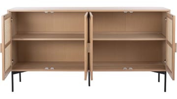Sideboard Traunfled 4 Dörr - Vitpigmenterad - Förvaring - Förvaringsmöbler - Sideboard & skänk