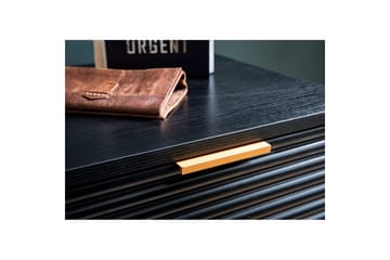 Sideboard Wohnling Folierad spånskiva ekoptik 77 cm 2 dörrar 2 lådor förvaringsutrymme modern - Möbler - Bord & matgrupper - Avlastningsbord - Brickbord & småbord