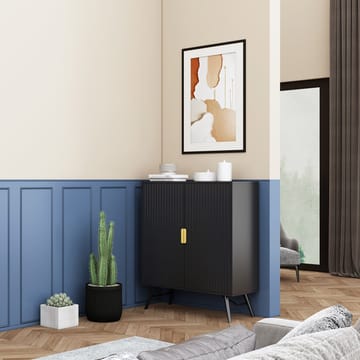 Sideboard Pixar svart 100x40x115 cm - Svart - Förvaring - Förvaringsmöbler - Sideboard & skänk