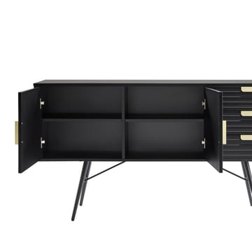 Sideboard Pixar svart 150x40x80 cm - Svart - Förvaring - Förvaringsmöbler - Sideboard & skänk