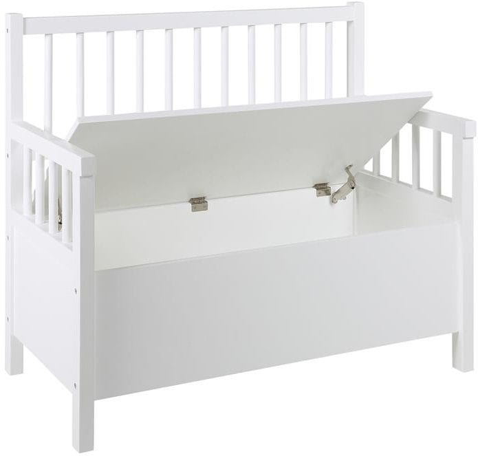Köksbänk med förvaring - vit/beige - Förvaring - Förvaringsmöbler - Sittmöbler med förvaring - Förvaringsbänk