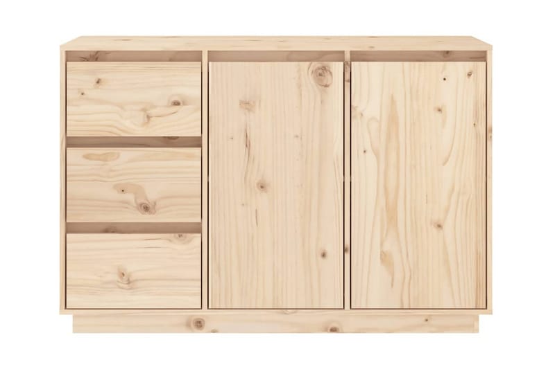 Skänk 111x34x75 cm massiv furu - Brun - Sideboard & skänk