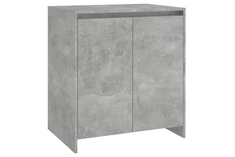 Skänk 3 delar betonggrå konstruerat trä - Betonggrå - Förvaring - Förvaringsmöbler - Sideboard & skänk