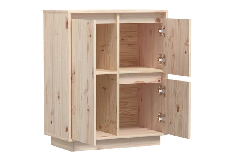 Skänk 60x34x75 cm massiv furu - Brun - Förvaring - Förvaringsmöbler - Sideboard & skänk