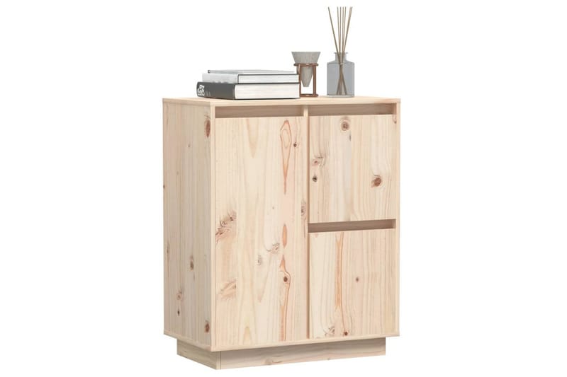 Skänk 60x34x75 cm massiv furu - Brun - Förvaring - Förvaringsmöbler - Sideboard & skänk
