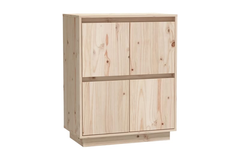 Skänk 60x34x75 cm massiv furu - Brun - Förvaring - Förvaringsmöbler - Sideboard & skänk