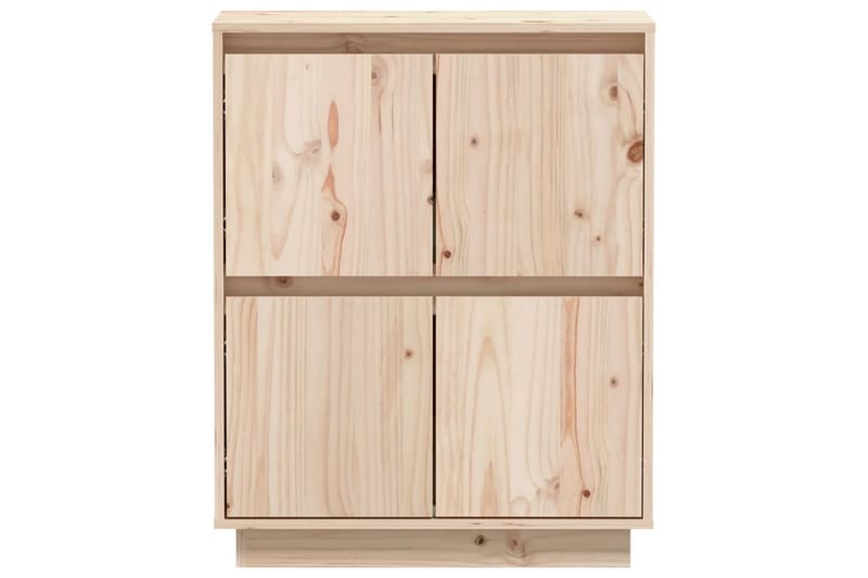 Skänk 60x34x75 cm massiv furu - Brun - Förvaring - Förvaringsmöbler - Sideboard & skänk