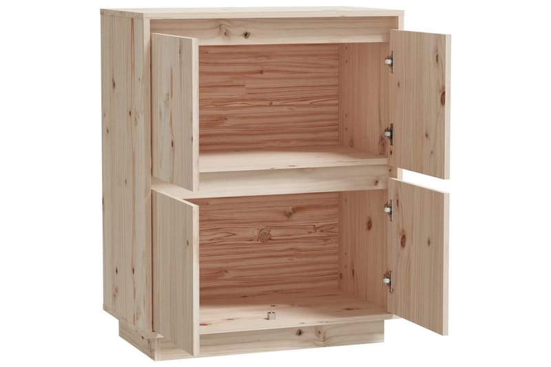 Skänk 60x34x75 cm massiv furu - Brun - Förvaring - Förvaringsmöbler - Sideboard & skänk