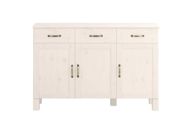 Skänk Alby 125x38x85 cm, Vit - 125x38x85 cm, Vit - Förvaring - Förvaringsmöbler - Sideboard & skänk