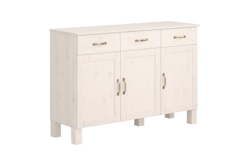Skänk Alby 125x38x85 cm, Vit - 125x38x85 cm, Vit - Förvaring - Förvaringsmöbler - Sideboard & skänk