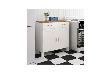Skänk Alby 85x38x85 cm, Vit/Honung - 85x38x85 cm, Vit/Honung - Förvaring - Förvaringsmöbler - Sideboard & skänk