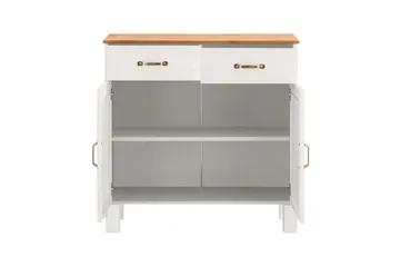 Skänk Alby 85x38x85 cm, Vit/Honung - 85x38x85 cm, Vit/Honung - Förvaring - Förvaringsmöbler - Sideboard & skänk
