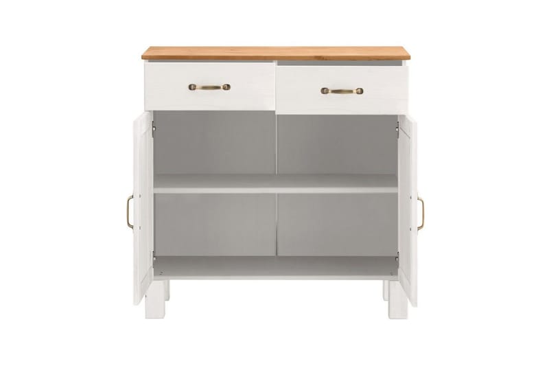 Skänk Alby 85x38x85 cm, Vit/Honung - 85x38x85 cm, Vit/Honung - Förvaring - Förvaringsmöbler - Sideboard & skänk