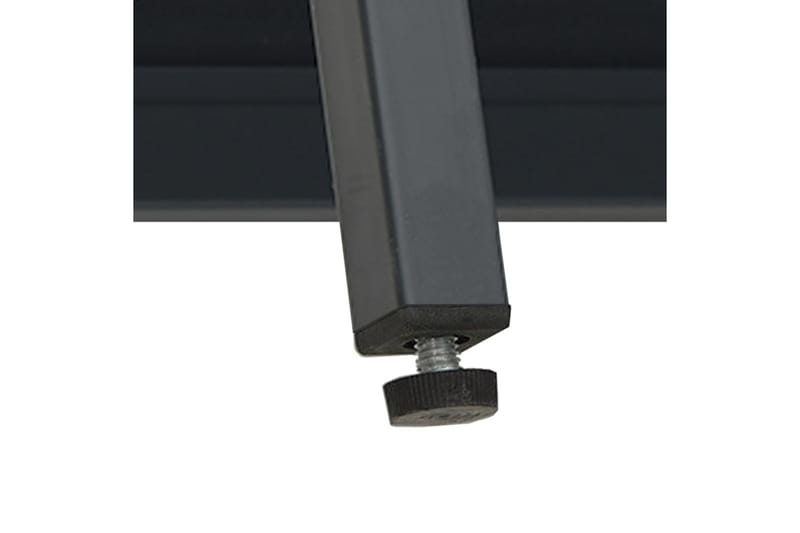 Skänk antracit 105x35x70 cm stål och glas - Antracit - Sideboard & skänk
