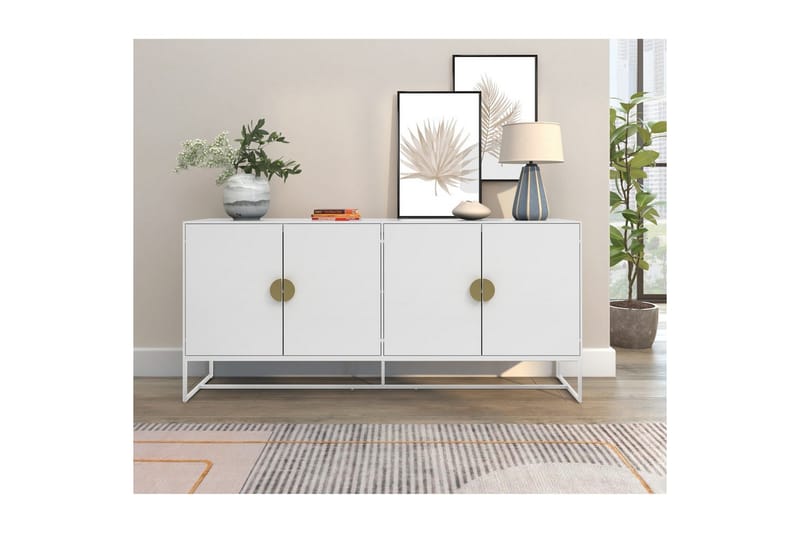 Skänk Asia Vit - Vit - Förvaring - Förvaringsmöbler - Sideboard & skänk