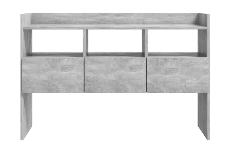 Skänk betonggrå 105x30x70 cm spånskiva - Grå - Sideboard & skänk