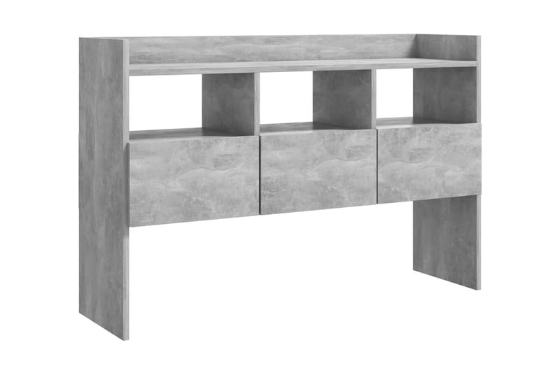 Skänk betonggrå 105x30x70 cm spånskiva - Grå - Sideboard & skänk