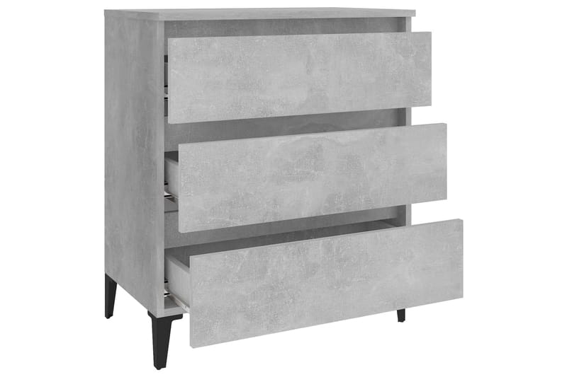 Skänk betonggrå 60x35x69 cm spånskiva - Betonggrå - Sideboard & skänk