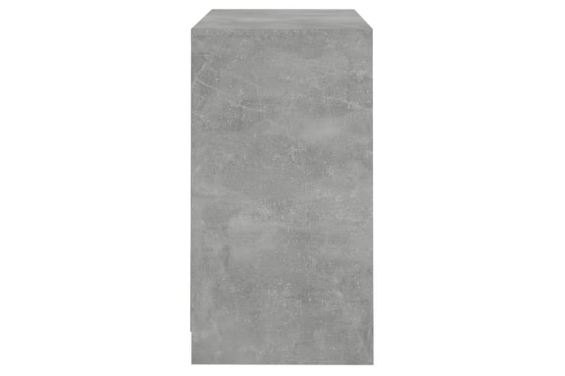 Skänk betonggrå 70x40x73,5 cm spånskiva - Grå - Förvaring - Förvaringsmöbler - Sideboard & skänk
