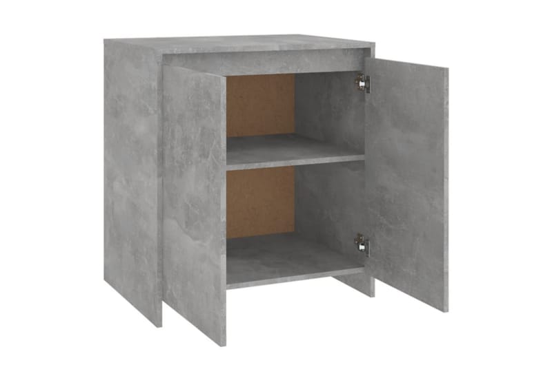 Skänk betonggrå 70x40x73,5 cm spånskiva - Grå - Förvaring - Förvaringsmöbler - Sideboard & skänk