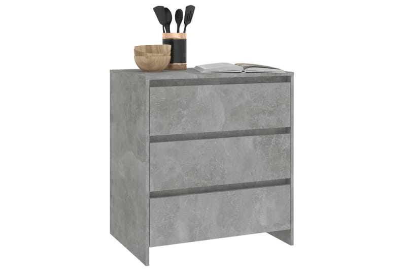 Skänk betonggrå 70x41x75 cm spånskiva - Betonggrå - Förvaring - Förvaringsmöbler - Sideboard & skänk
