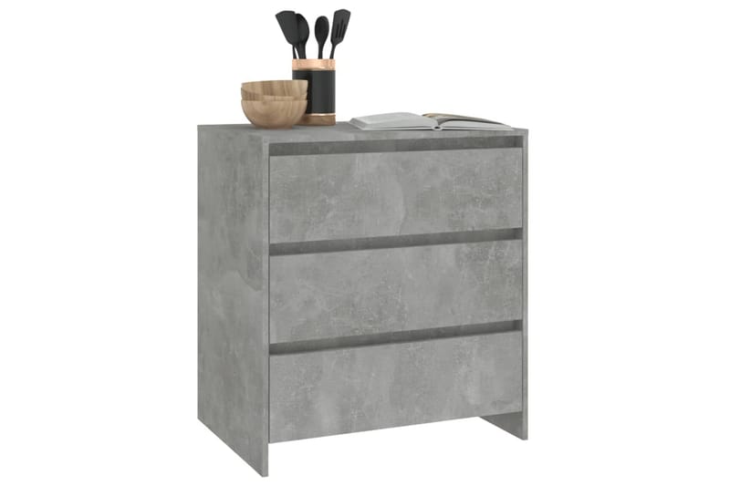 Skänk betonggrå 70x41x75 cm spånskiva - Betonggrå - Sideboard & skänk