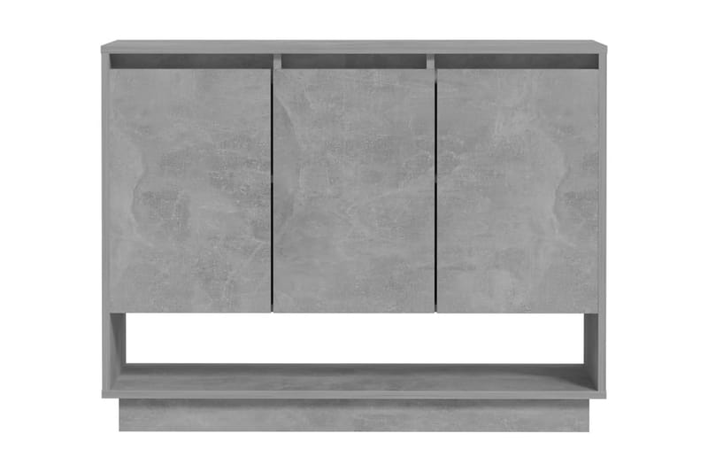 Skänk betonggrå 97x31x75 cm spånskiva - Betonggrå - Förvaring - Förvaringsmöbler - Sideboard & skänk
