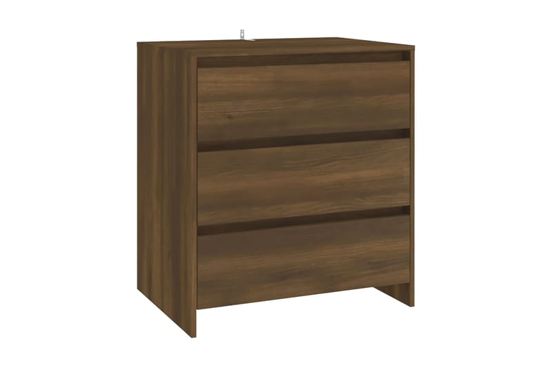 Skänk brun ek 70x41x75 cm spånskiva - Brun - Förvaring - Förvaringsmöbler - Sideboard & skänk