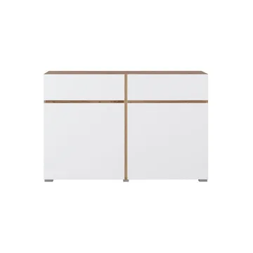 Skänk Cross 2 dörrar med 2 lådor - Vit - Förvaring - Förvaringsmöbler - Sideboard & skänk