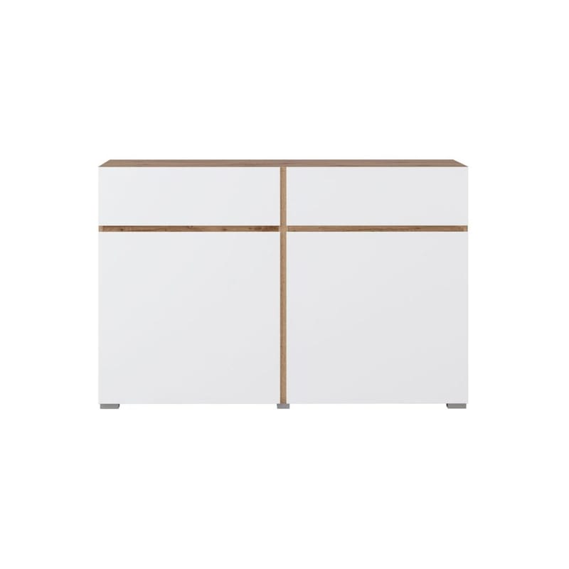 Skänk Cross 2 dörrar med 2 lådor - Vit - Förvaring - Förvaringsmöbler - Sideboard & skänk