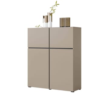 Skänk Cross 4 dörrar - Congo - Svart - Förvaring - Förvaringsmöbler - Sideboard & skänk