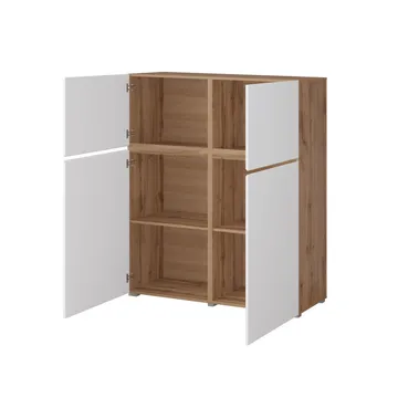 Skänk Cross 4 dörrar - Vit - Förvaring - Förvaringsmöbler - Sideboard & skänk