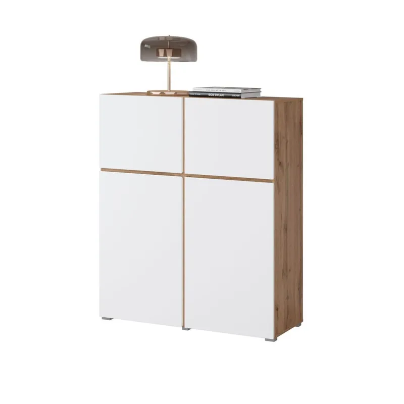 Skänk Cross 4 dörrar - Vit - Förvaring - Förvaringsmöbler - Sideboard & skänk