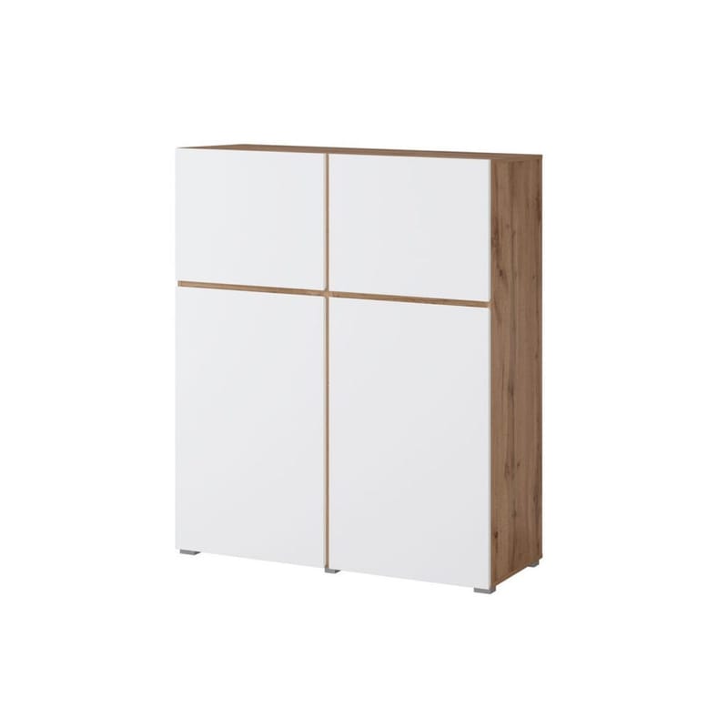 Skänk Cross 4 dörrar - Vit - Förvaring - Förvaringsmöbler - Sideboard & skänk