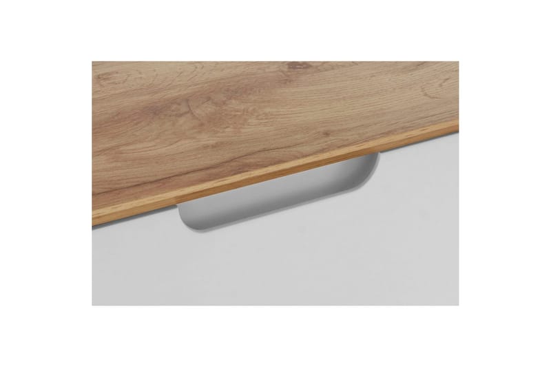 Skänk Ezra 120x40x75 cm, Wotan-ek/Vit - 120x40x75 cm, Wotan-ek/Vit - Förvaring - Förvaringsmöbler - Sideboard & skänk