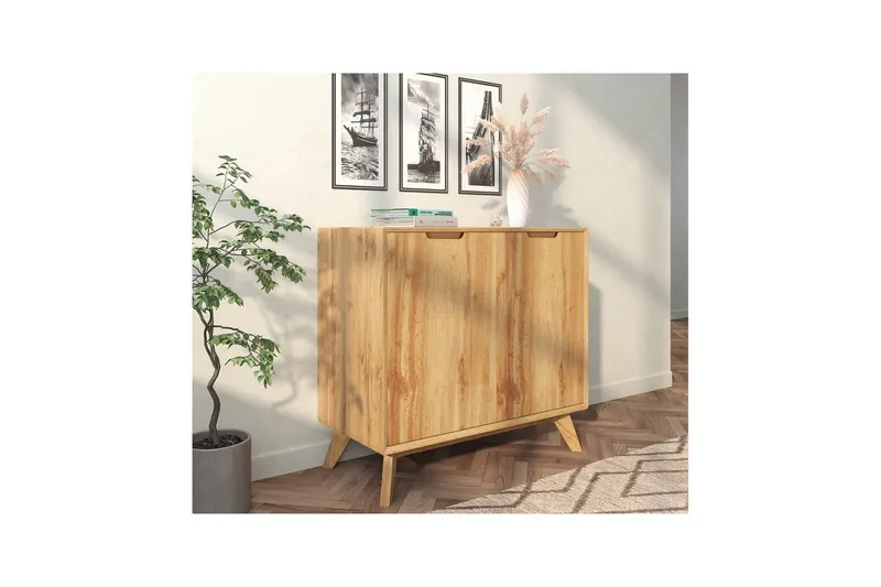 Skänk Ezra 80x40x75 cm, Wotan-ek - 80x40x75 cm, Wotan-ek - Förvaring - Förvaringsmöbler - Sideboard & skänk