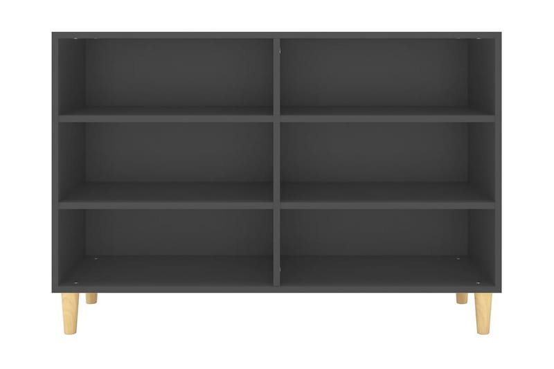 Skänk grå 103,5x35x70 cm spånskiva - Grå - Förvaring - Förvaringsmöbler - Sideboard & skänk