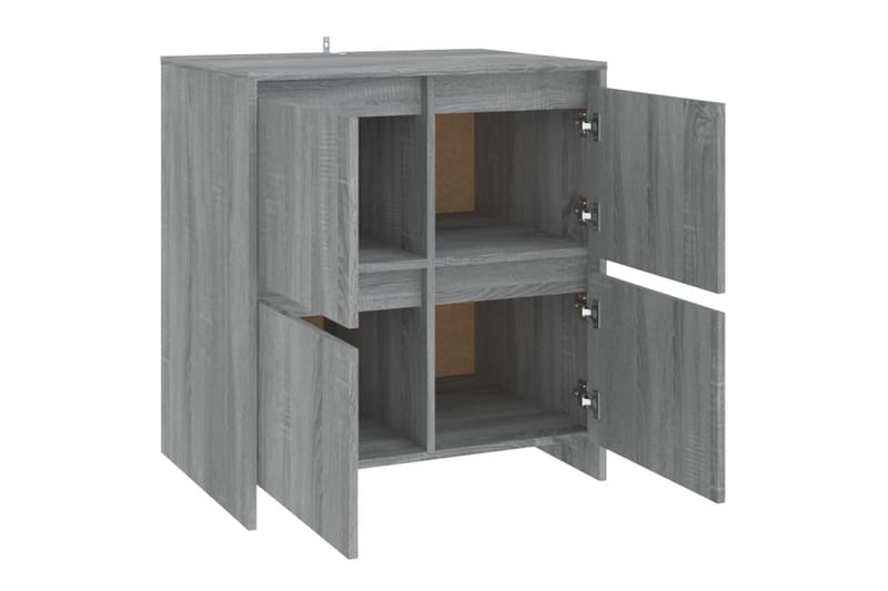 Skänk grå sonoma 70x41x75 cm spånskiva - Grå - Förvaring - Förvaringsmöbler - Sideboard & skänk